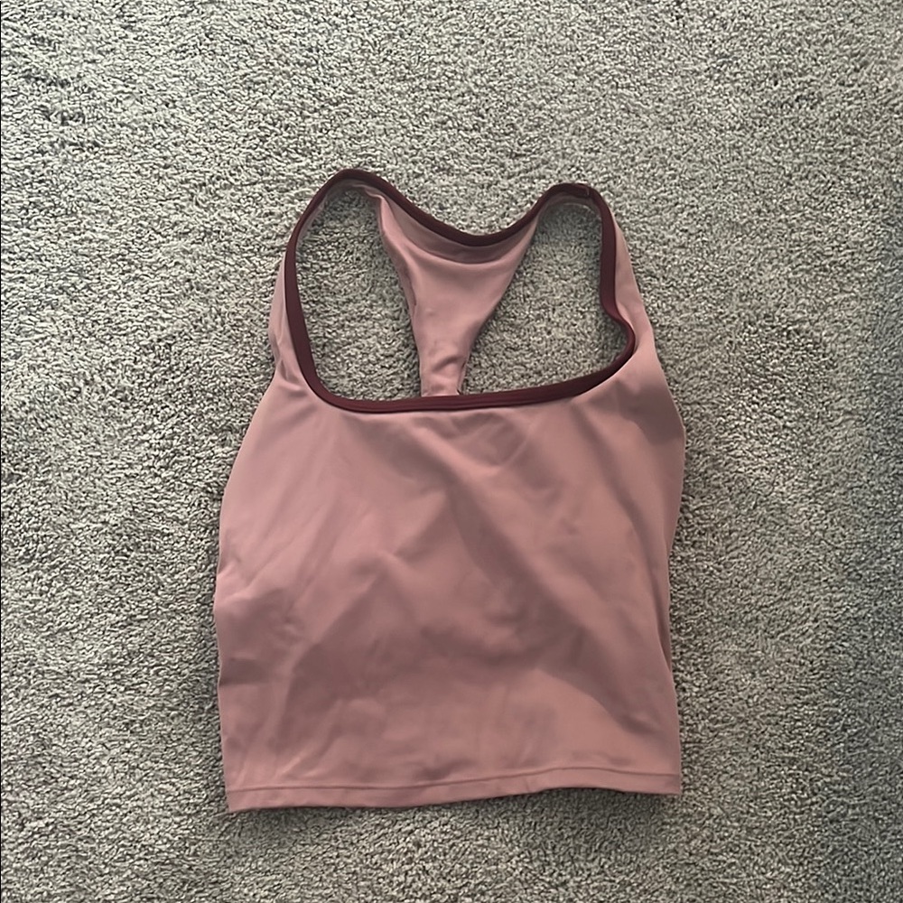 Gilly Hicks Pink Racerback Sports Bra